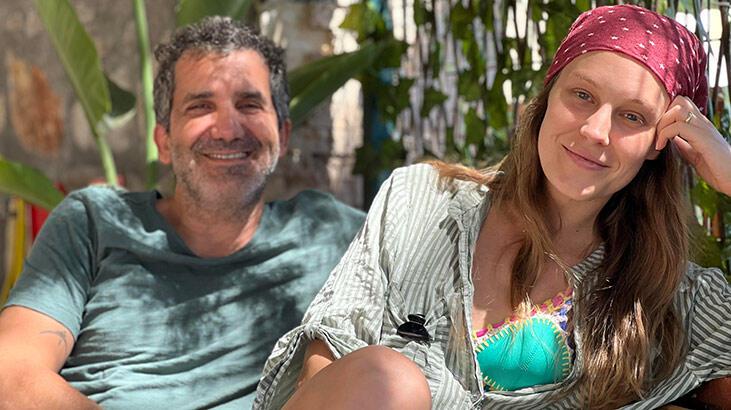 Oyuncu çift Cüneyt Mete ile Şeyma Korkmaz, Bodrum tatilinde