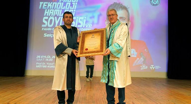 Selçuk Bayraktar’a 'Fahri Doktora' verildi