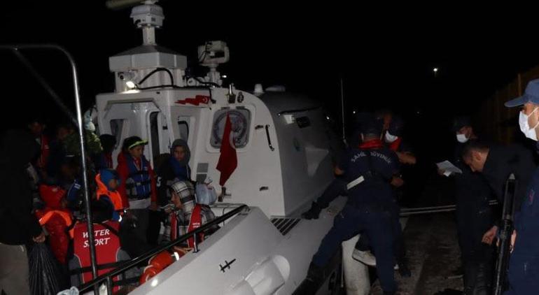 83 kaçak göçmen kurtarıldı