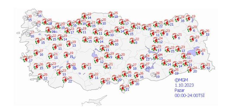 Meteoroloji yeni hava durumu raporunu yayımladı! 'Risk devam ediyor'