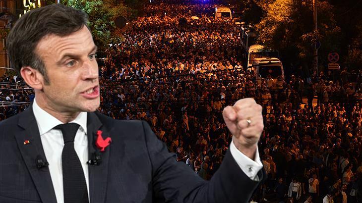 Macron şaşırtmadı, Türkiye’yi suçladı! Karabağ zaferi sonrası skandal açıklama