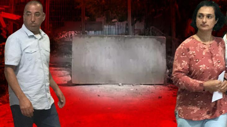 Eski eşinden korunmak için barikat kurmuştu