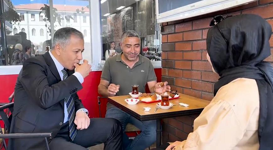 Bakan Yerlikaya’dan Ankara’da esnaf ziyareti