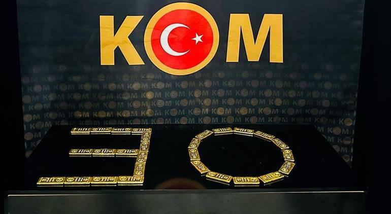 Polisin durdurduğu otomobilden tam 28 kilogram külçe altın çıktı