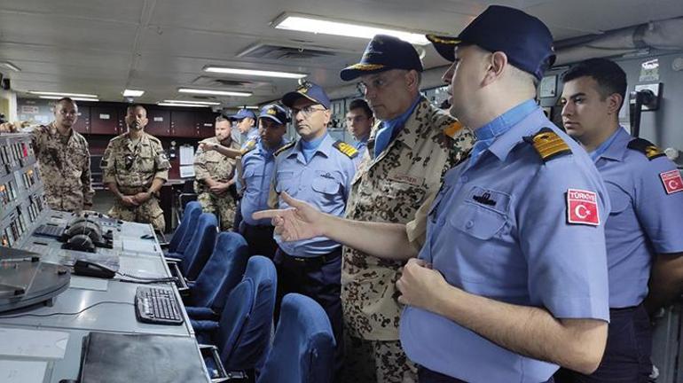 MSB paylaştı! BM'den Lübnan'da görevli Fatih Fırkateyni'ne ziyaret