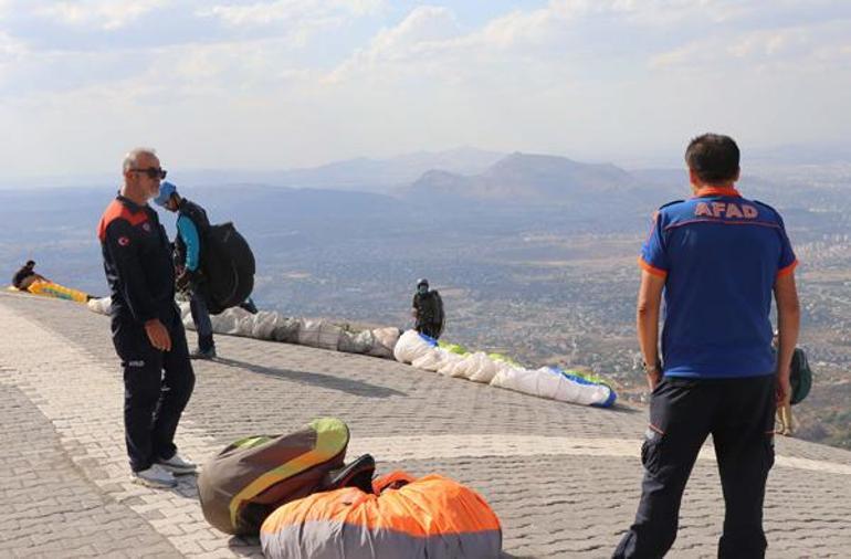 Ters rüzgara kapılan 2 paraşütçü metrelerce yükseklikten düştü