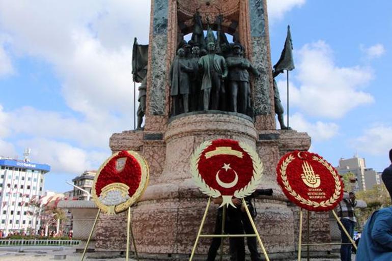 İstanbul'un kurtuluşunun 100. yıldönümü Taksim'de törenle kutlandı