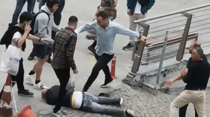 Baba ve oğlundan kiracıya öldüresiye dayak! Önünü kesip saldırdılar