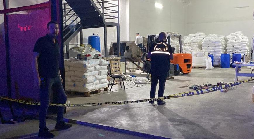 Deterjan imalathanesinde feci son! İş yeri ortağı hayatını kaybetti