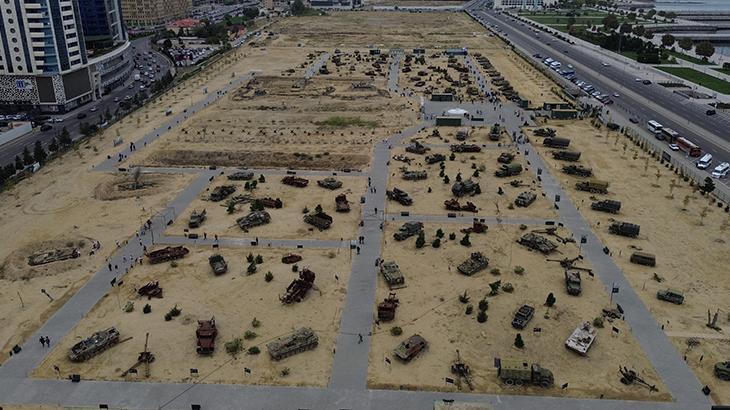 Karabağ Zaferi’nde ele geçiren mühimmatlar Savaş Ganimetleri Müzesi’nde sergileniyor