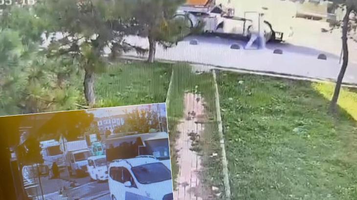 İstanbul’da korkunç görüntü! Hafriyat kamyonunun altında can verdi