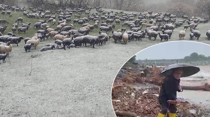 Kıyıda yağmur, yüksekte kar var! Ekipler Doğu Karadeniz’de teyakkuz halinde