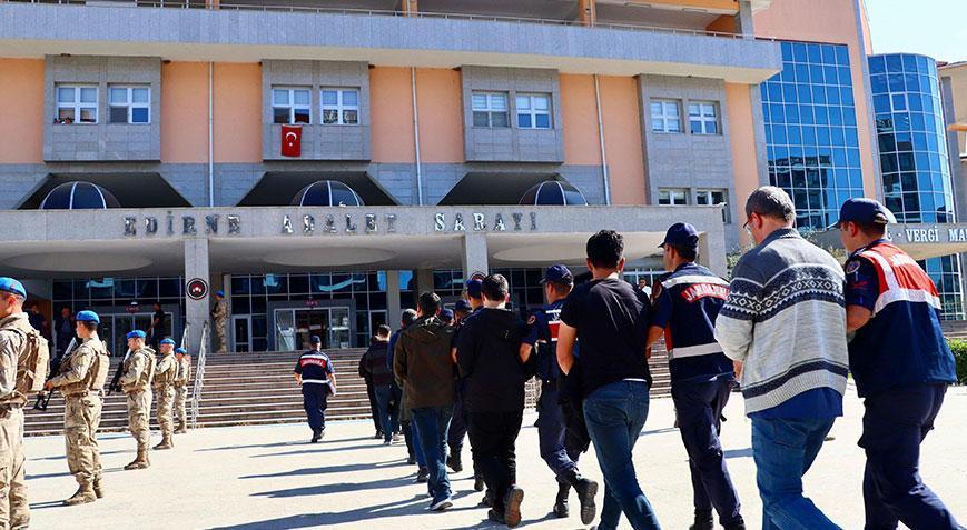 Yunanistan’a kaçarken yakalanan 20 FETÖ’cü tutuklandı