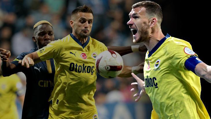 Dusan Tadic’ten Fenerbahçe formasıyla bir ilk! Edin Dzeko alev aldı