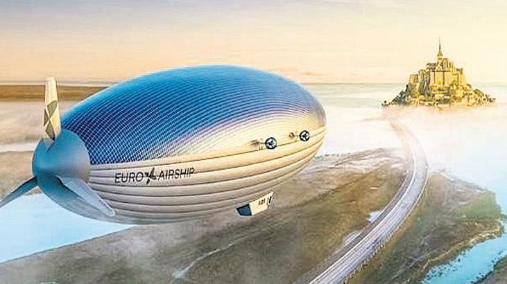 Çevre dostu zeplin aralıksız uçacak