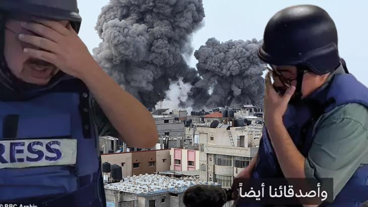 BBC muhabiri gözyaşlarına boğuldu: Gazze’deki hastaneyi görünce dizlerinin üstüne çöktü