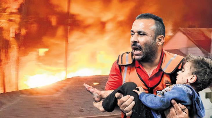 Gazze’de hastane vuruldu: 500 ölü