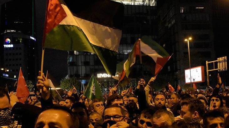 İstanbul’daki İsrail protestosunda bir kişi hayatını kaybetti