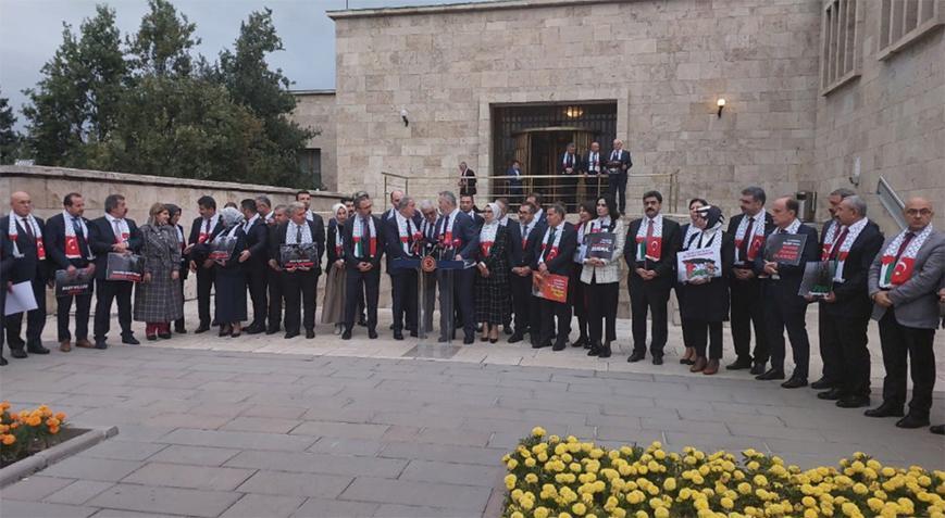 Türkiye-Filistin Dostluk Grubu Başkanı Turan: İnsanlık artık suskunluğunu bozmalı
