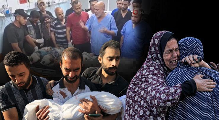 Kıyamet günü gibi! Çocukların cenazeleri önünde yardım çığlığı