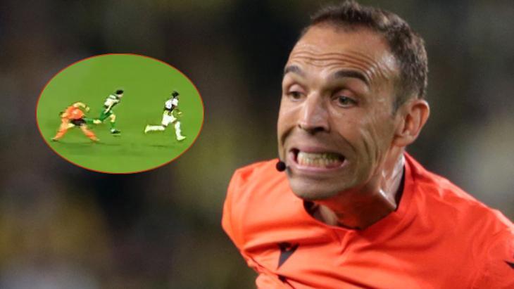 Fenerbahçe-Ludogorets maçında hakem Cuadra’dan gol öncesi ters takla!