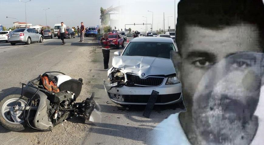 Kamyonetin aynasına çarpıp otomobilin altında sürüklenerek can verdi