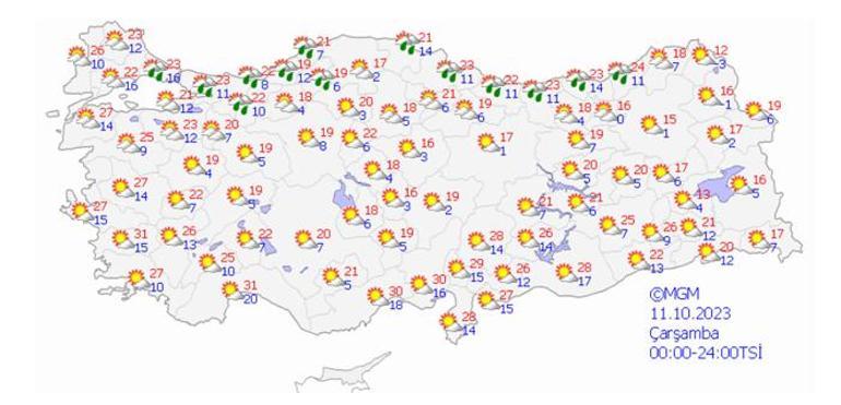 Dikkat! Meteoroloji yeni raporu yayımladı: Pazartesi gününden itibaren değişecek