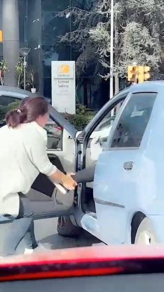 Kendisini uyaran sürücüye saldırdı: Artık trafiğe çıkması yasak