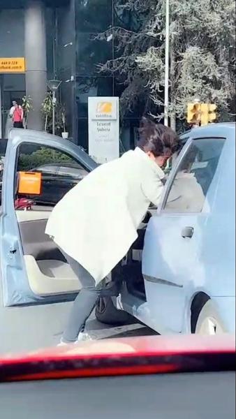 Kendisini uyaran sürücüye saldırdı: Artık trafiğe çıkması yasak