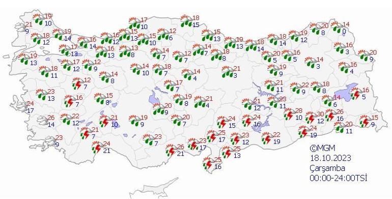 Türkiye genelinde sıcaklık daha da düşecek! İstanbul'a 10 kg yağış uyarısı