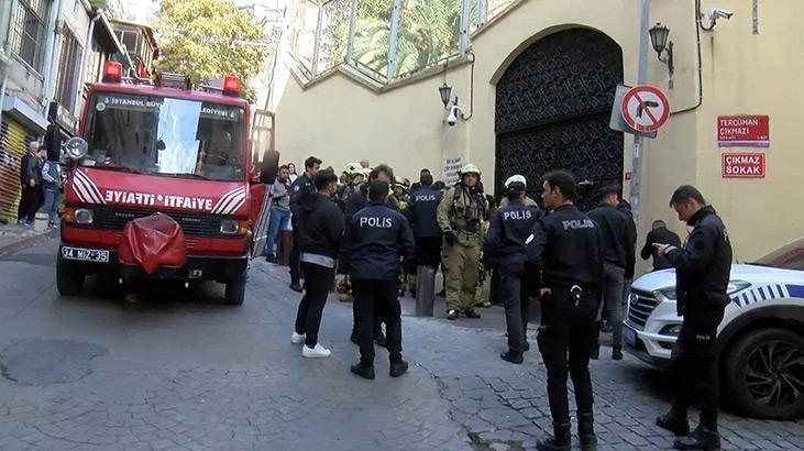 Rusya Başkonsolosluğu'ndaki yangın ekipleri harekete geçirdi