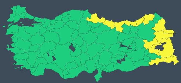 Meteoroloji'den 14 kent 'sarı' için uyarı! Perşembe gününe kadar dikkat