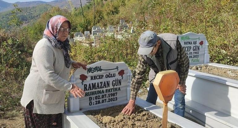 'Oğlumun mezarının açıldığını görünce orada yığıldım'