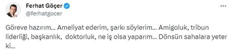 Ferhat Göçer'den Mauro Icardi mesajı! 'Göreve hazırım'