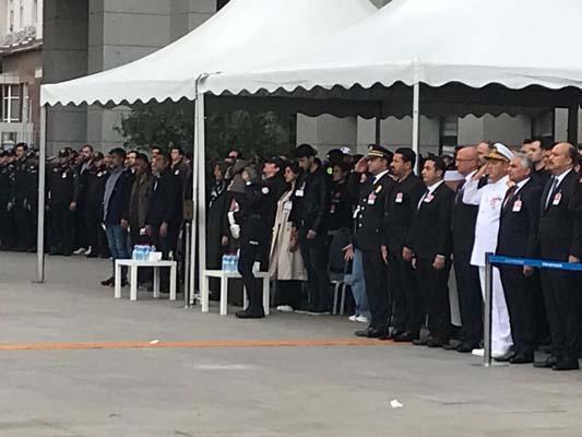 Büyükçekmece’de şehit polis Cihat Ermiş için tören düzenlendi