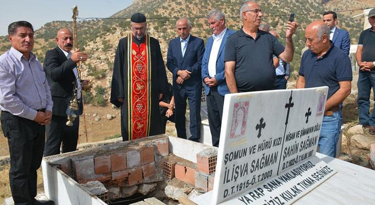 20 yıl önce ölen Süryani kadın memleketi Silopi'de defnedildi