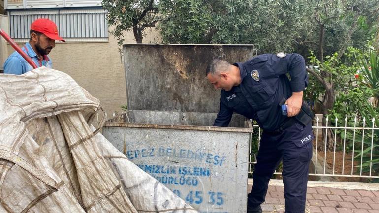 Evden gelen sesler ortalığı karıştırdı! Polis çöp konteynerlerini didik didik aradı