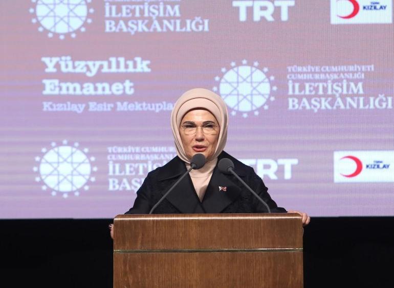 Emine Erdoğan: İsrail ordusu bir milleti tarihten silmeye çalışıyor