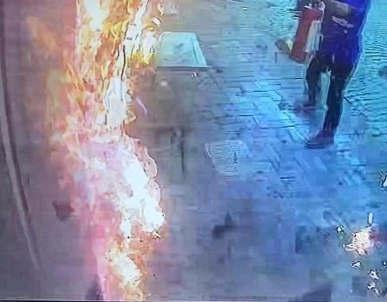 Çiçek koparmak istedi 100 bin liralık zarar verdi