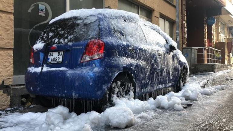 Park ettiği arabanın son hali şaşkına çevirdi!