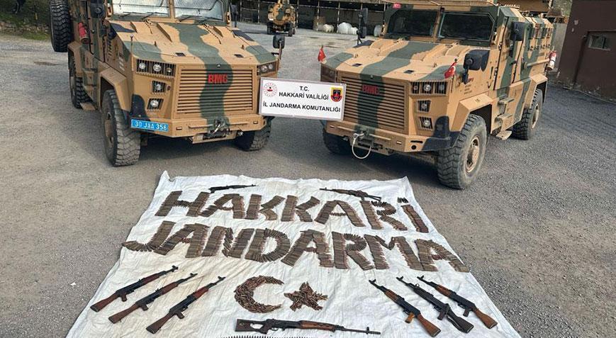 PKK’ya ağır darbe! Teröristlere ait silah ve mühimmat ele geçirildi