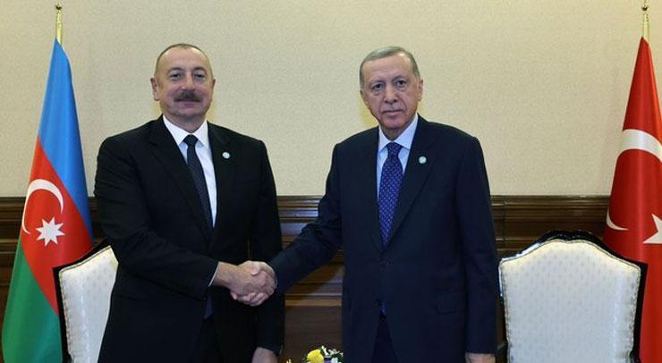 Cumhurbaşkanı Erdoğan, Aliyev ile görüştü