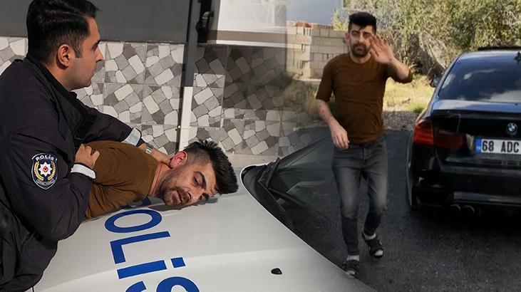 El sallayarak polise gelip teslim oldu: Bu kadar kovalamaya gerek yok