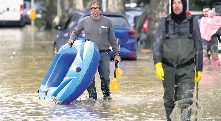 Avrupa’nın ortasında ‘Ciaran’ dehşeti