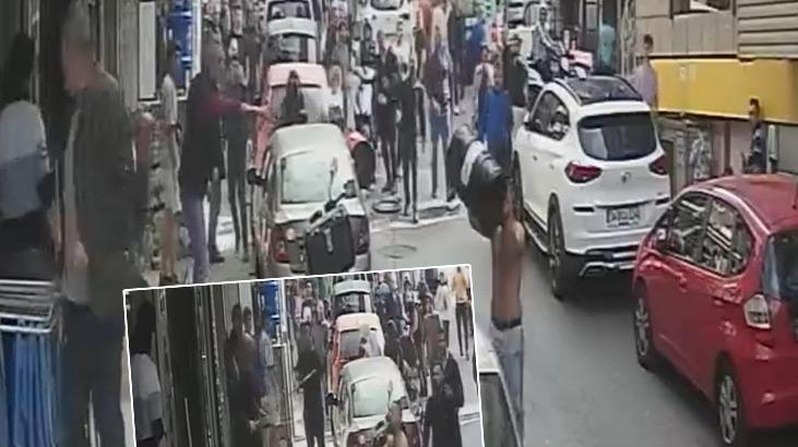 Çaycıların dedikodu kavgası! Varil fırlatıp kovaladı