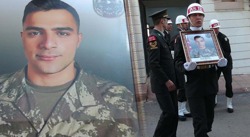 Şehit Onur Özbek’in cenazesi, memleketi Niğde’ye uğurlandı