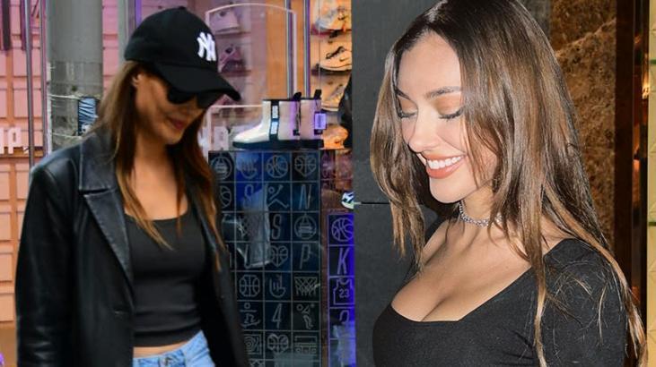 Dilan Çiçek Deniz’in tarzı dikkat çekti! Anahtarını pantolonuna taktı