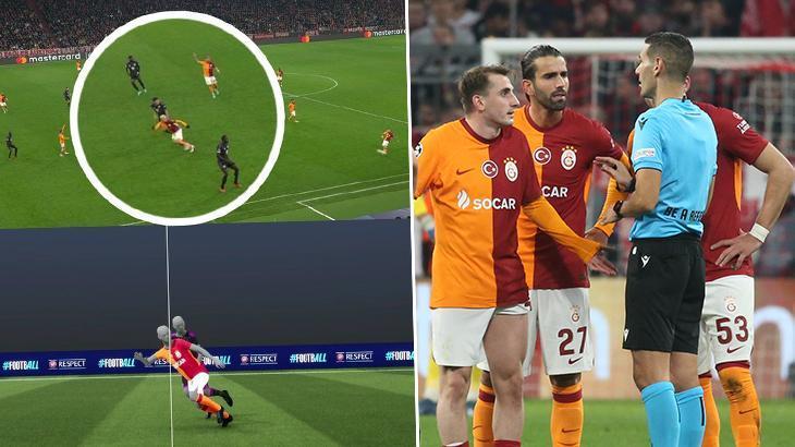 Bayern Münih-Galatasaray maçında skandal hata! ‘Çizgi yanlış oyuncudan çekildi’ iddiası