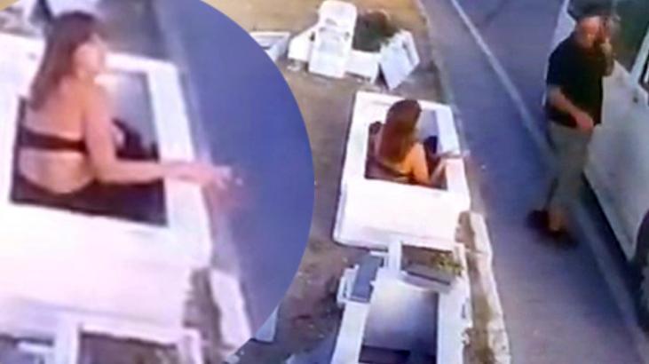 İstanbul’da şaşkına çeviren görüntü! Mezardan çıktı, korkuttu