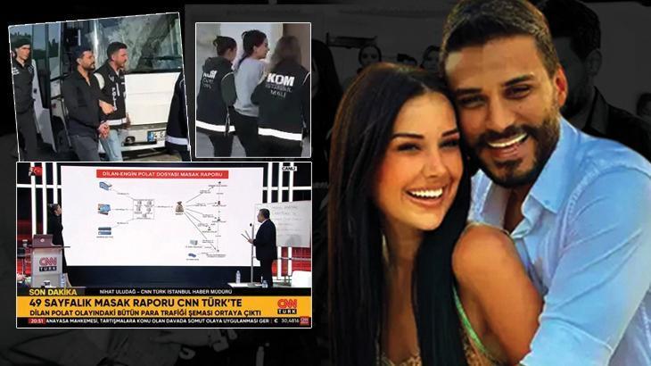 İşte Dilan-Engin Polat’ın para trafiği! 49 sayfalık masak raporu CNN Türk’te